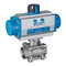 Ball valve Type: 7444ES Stainless steel Pneumatic operated Single acting, spring closing Internal thread (BSPP) 1000 PSI WOG